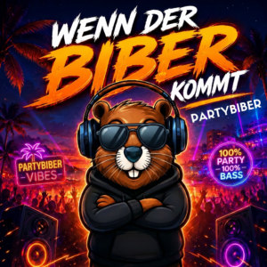 Albumcover des Partybiber Song: Wenn der Biber kommt